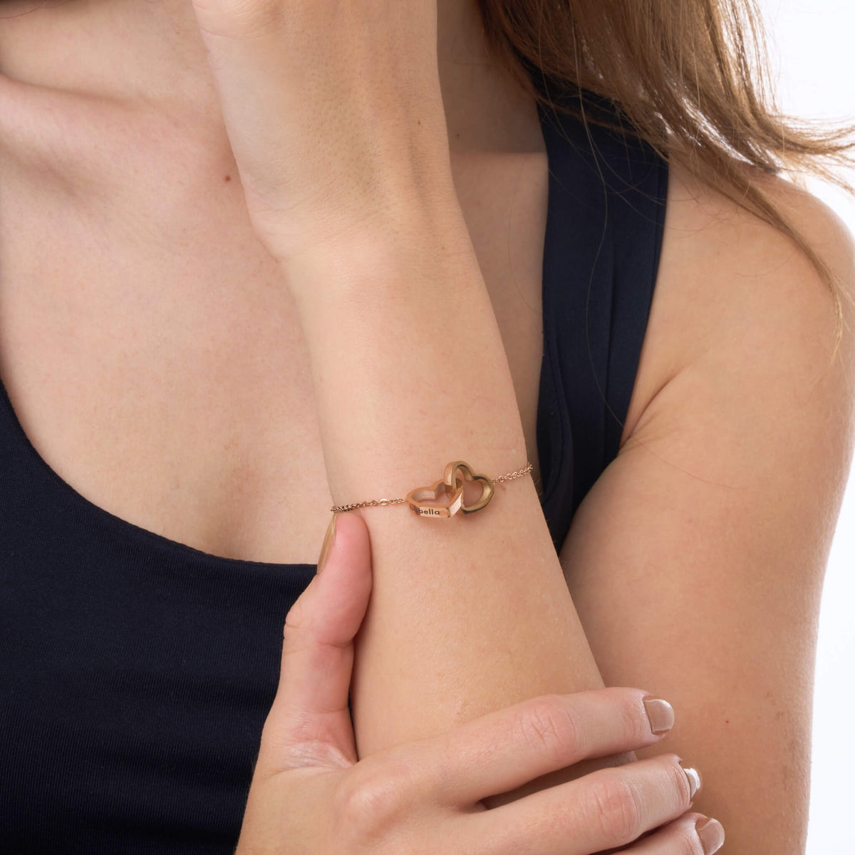 Personalized Heart Bracelet