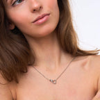 Personalized Double Heart Necklace