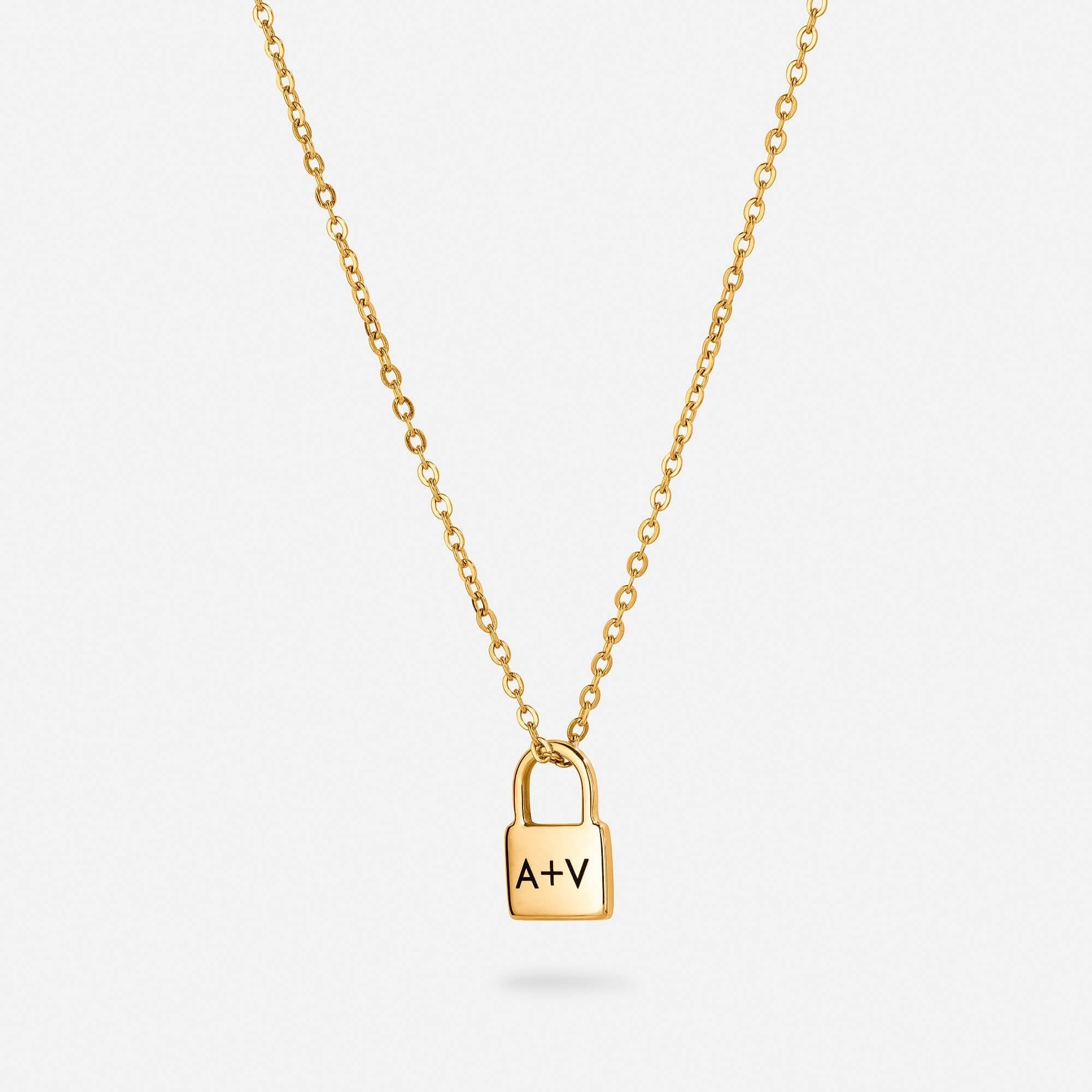 Personalized Lock Necklace