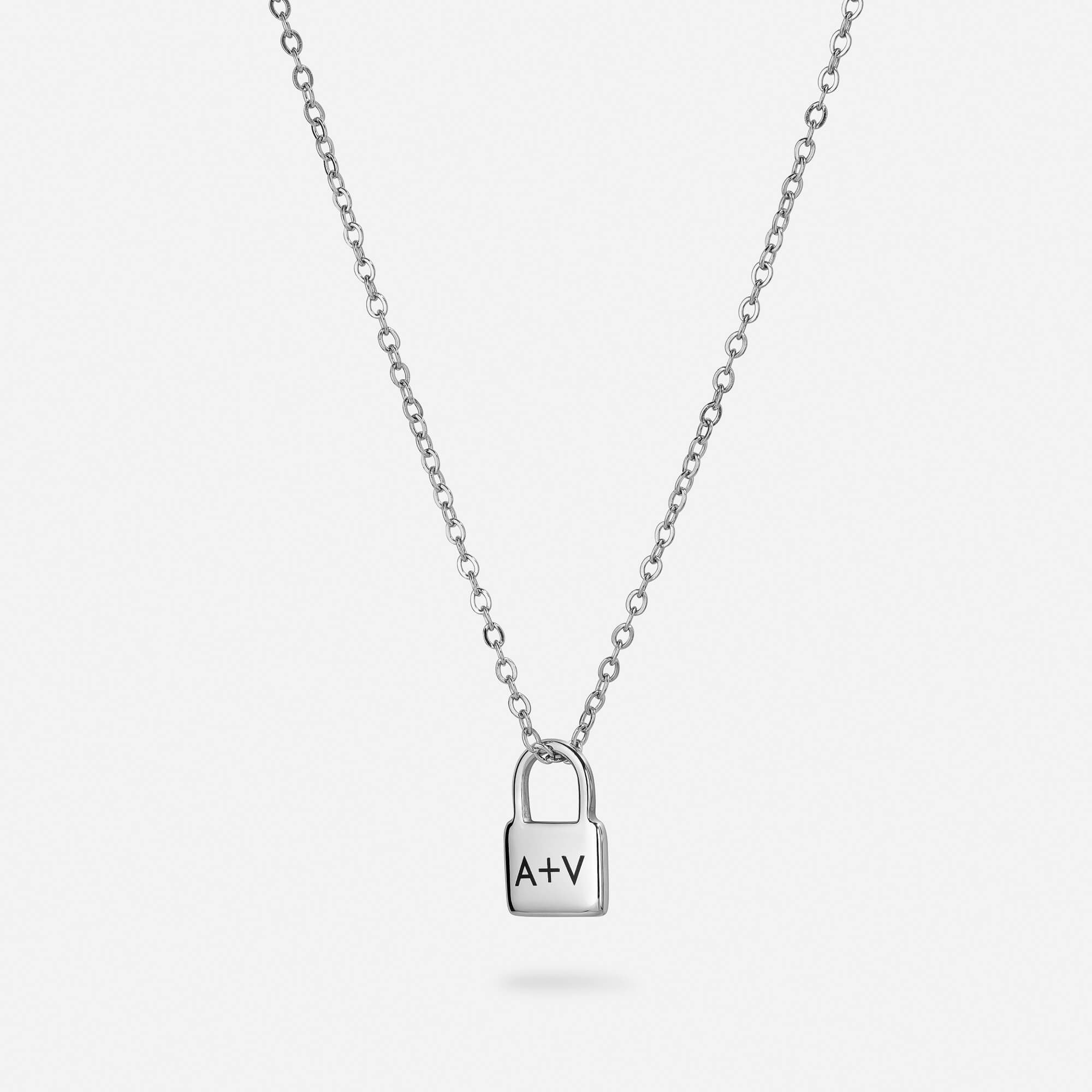 Personalized Lock Necklace
