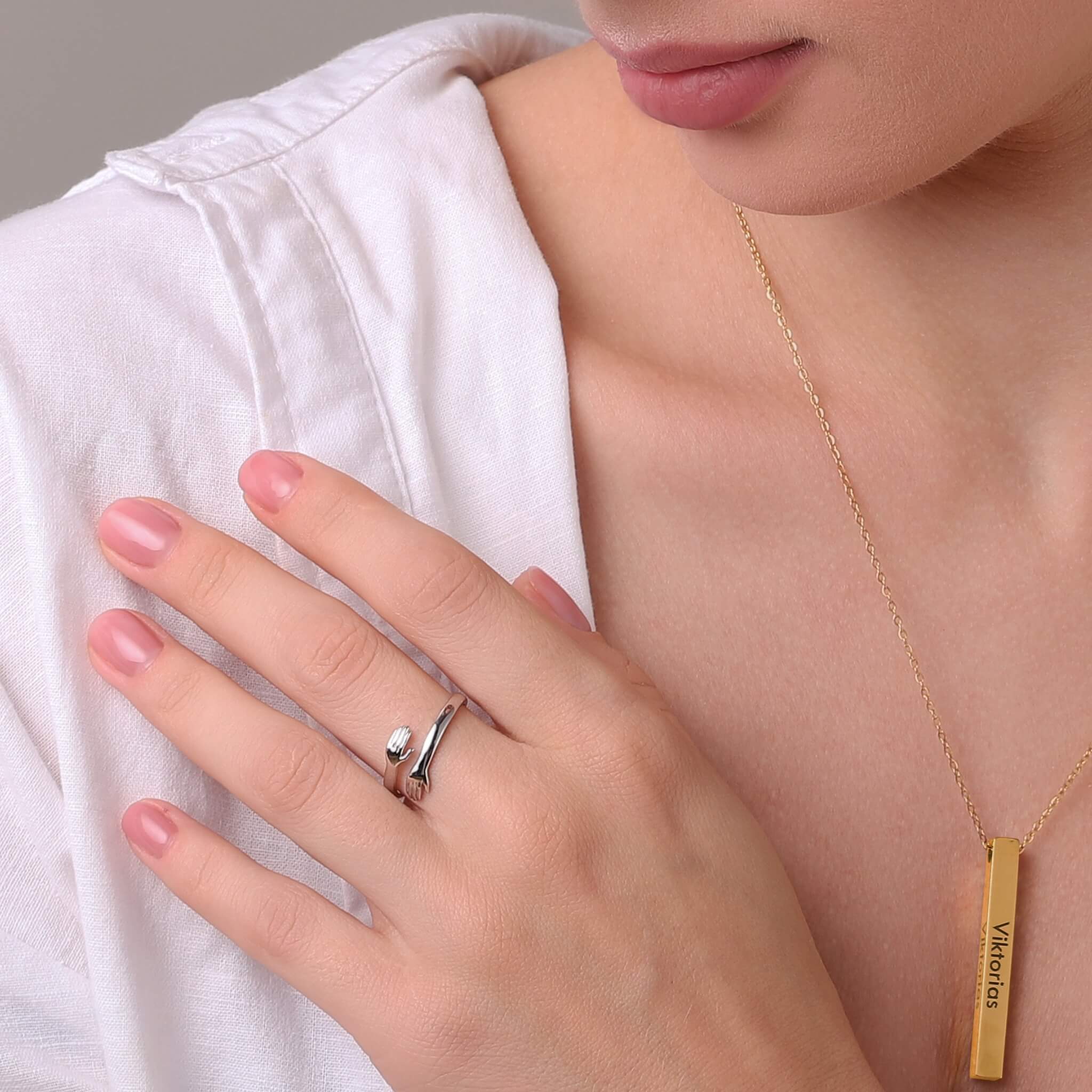Hug Ring Rose Gold