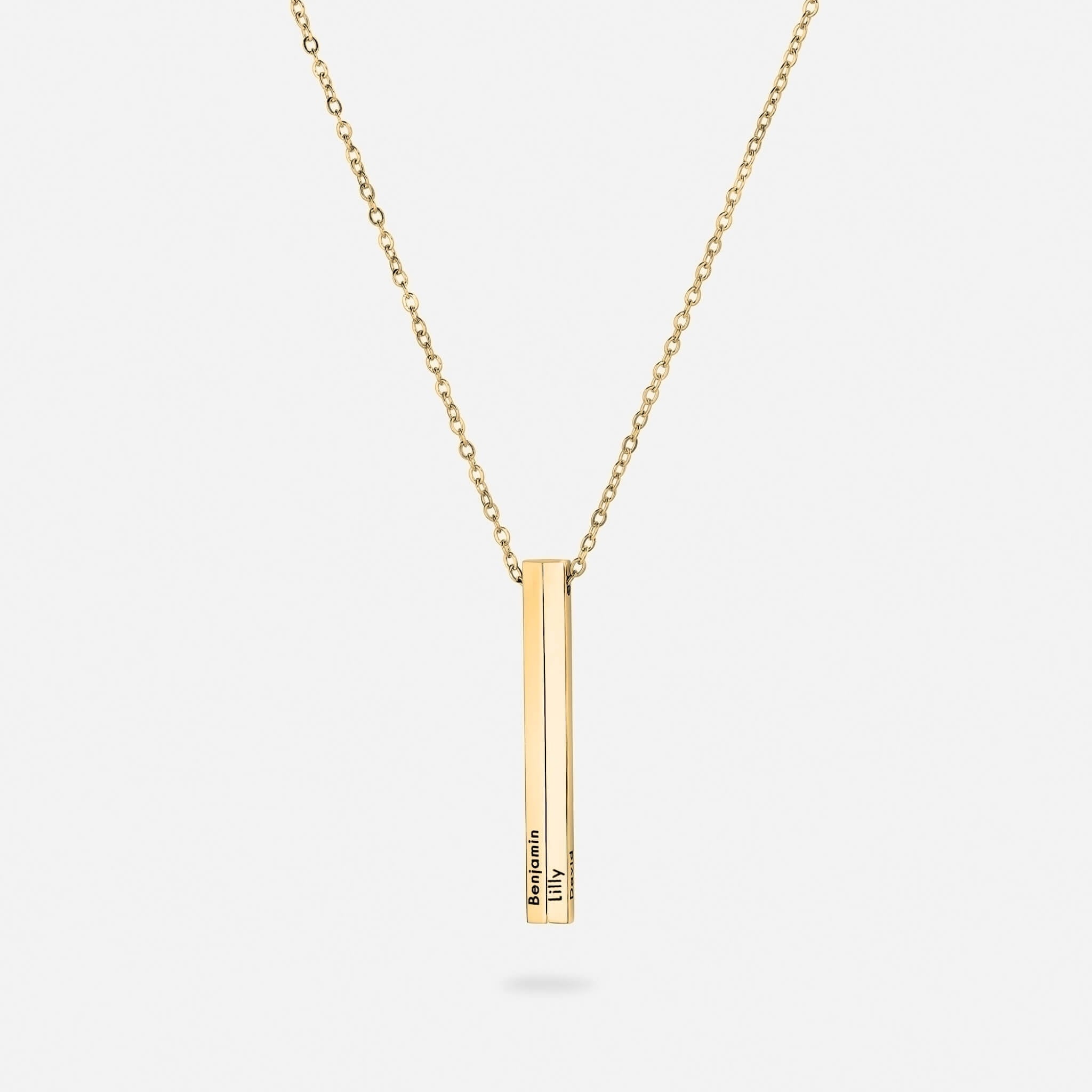 Personalized Vertical Name Necklace