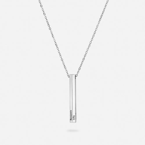 Personalized Vertical Name Necklace