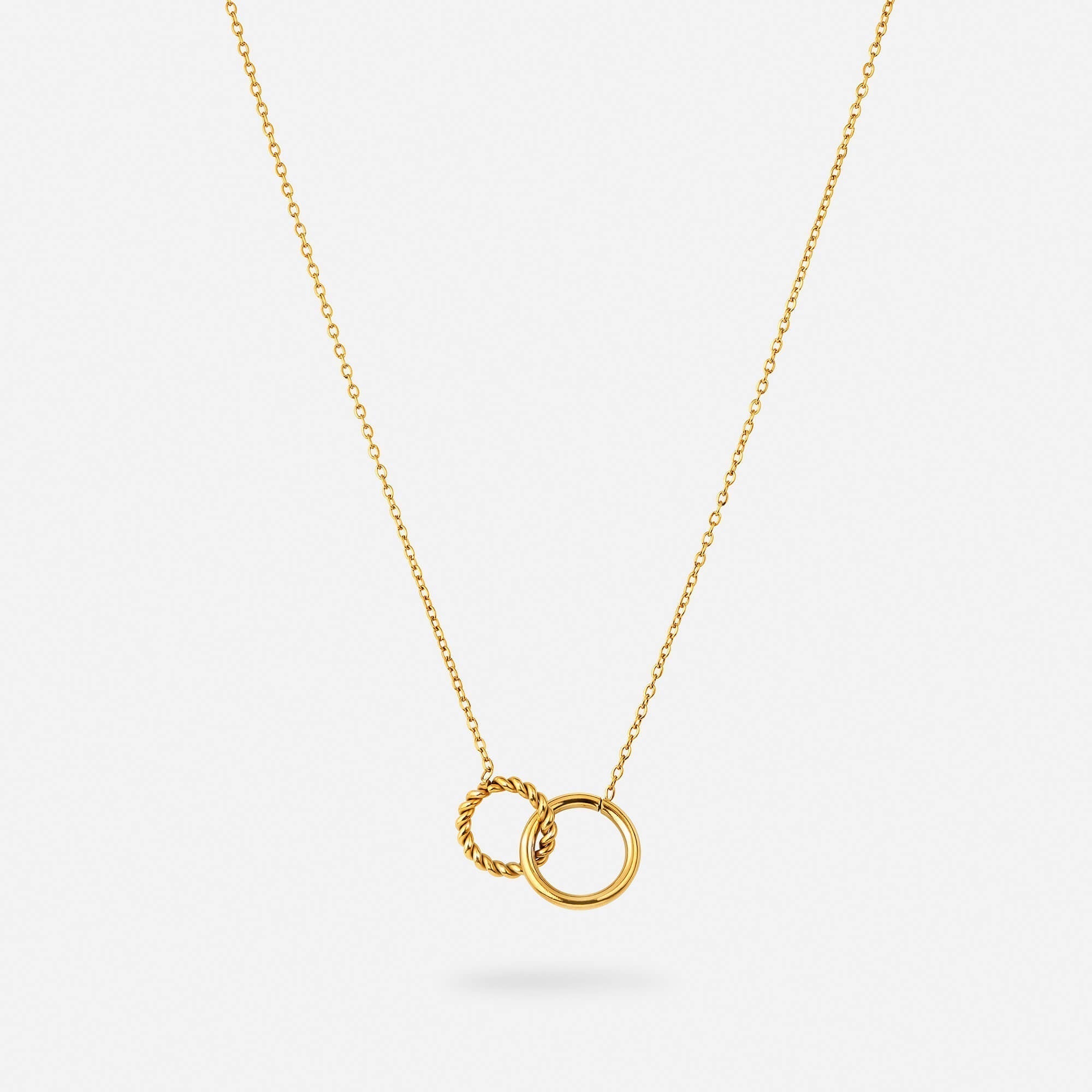Double Hoop Necklace