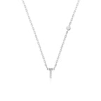 Letter Necklace with Stone