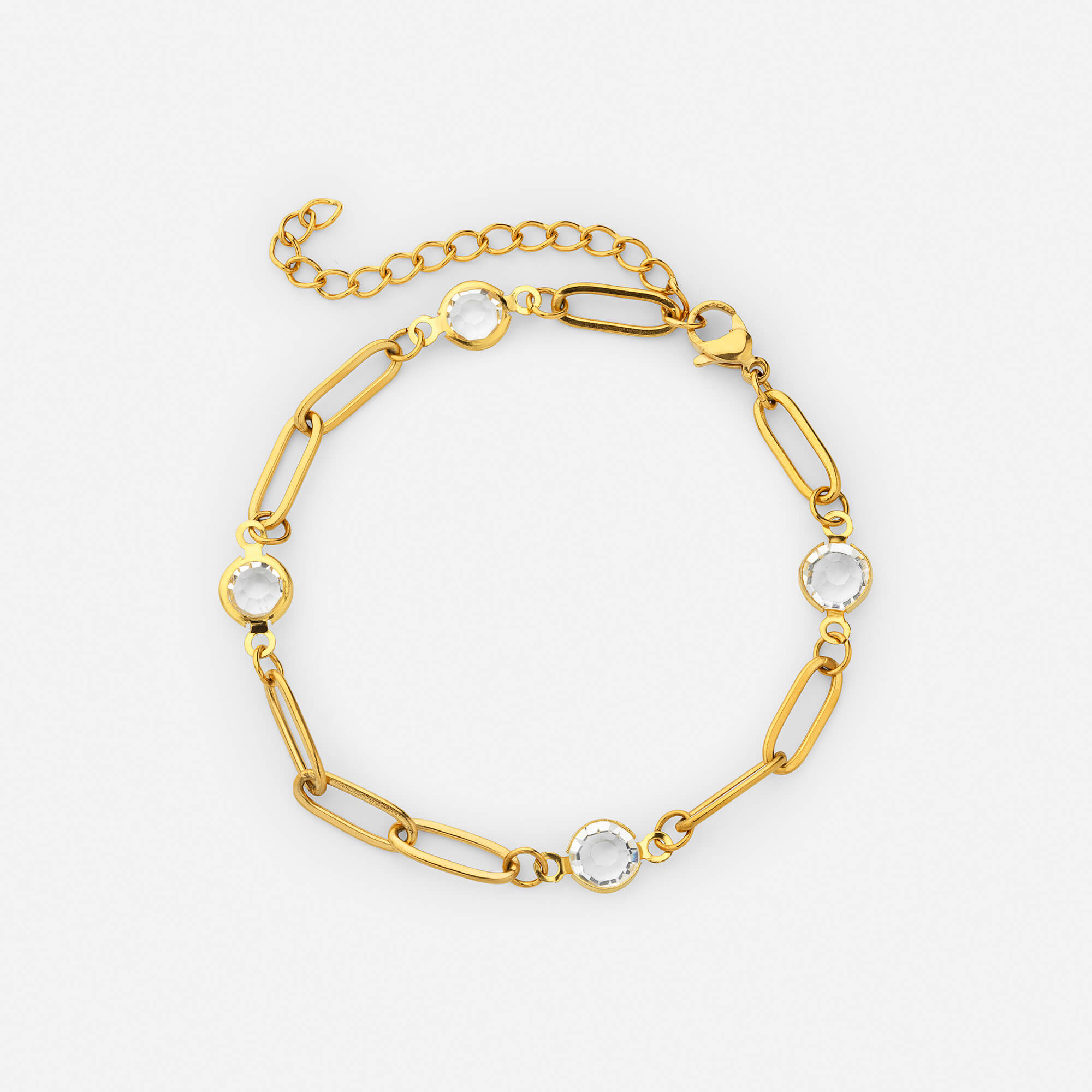 Stone Link Bracelet